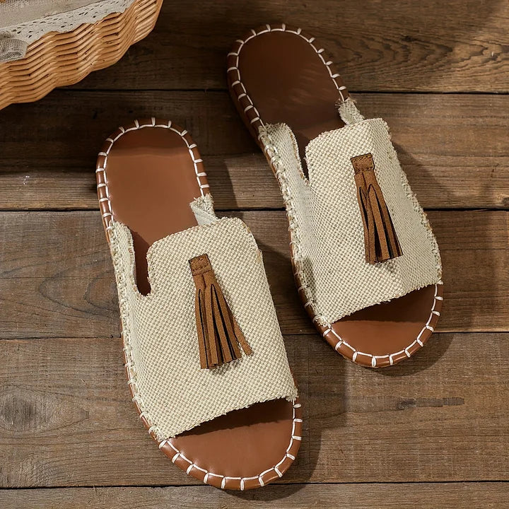 Dunia - Cómodas sandalias planas con múltiples estilos