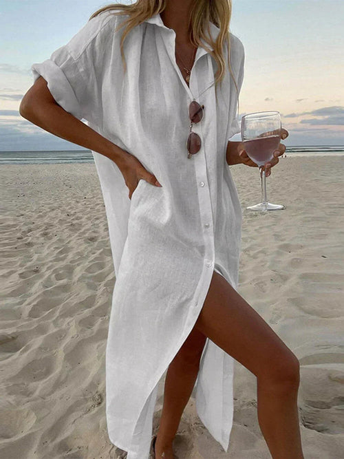 Altea -  Elegante vestido tipo camisa