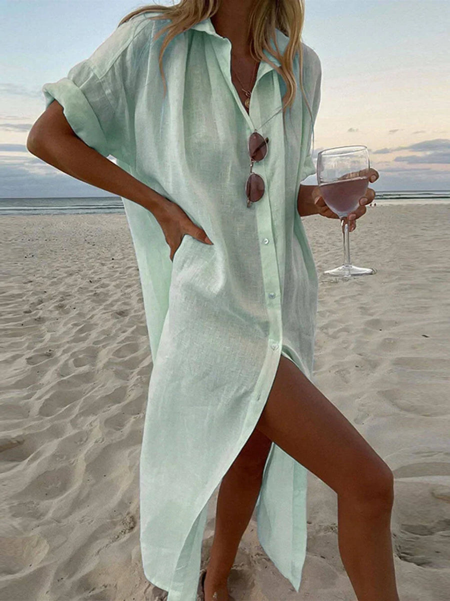 Altea -  Elegante vestido tipo camisa