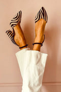 Keren - Tacones de aguja con estampado de cebra