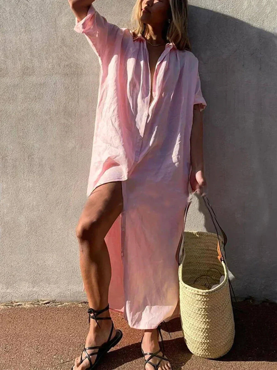 Altea -  Elegante vestido tipo camisa