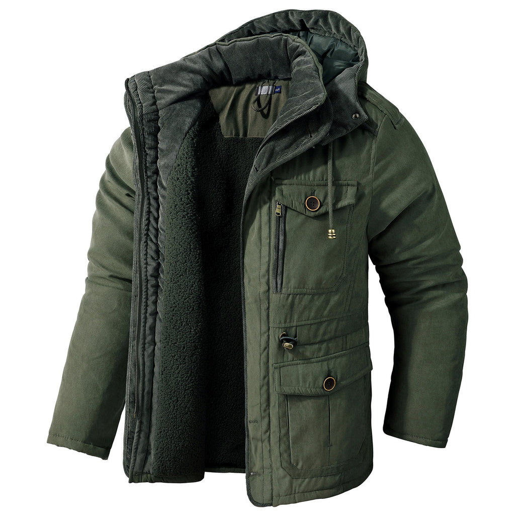Daren - Chaqueta cálida con capucha para hombres