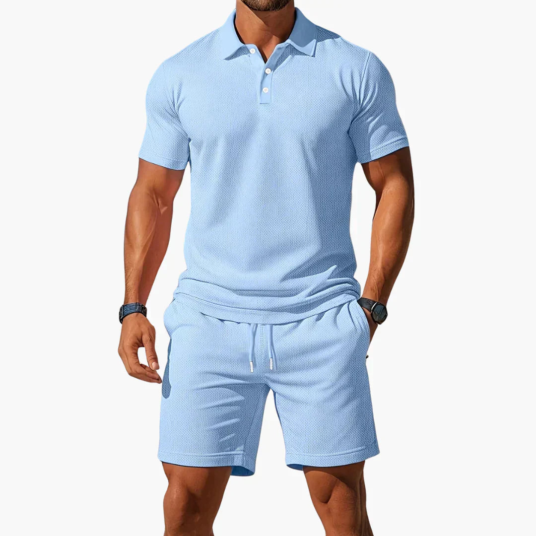 César - Conjunto de Polo-Pantalón  con Estilo