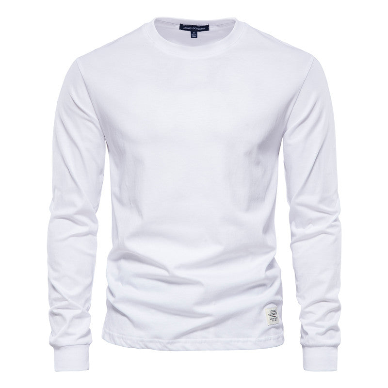 Wynne - Camiseta de manga larga cómoda y casual para hombre