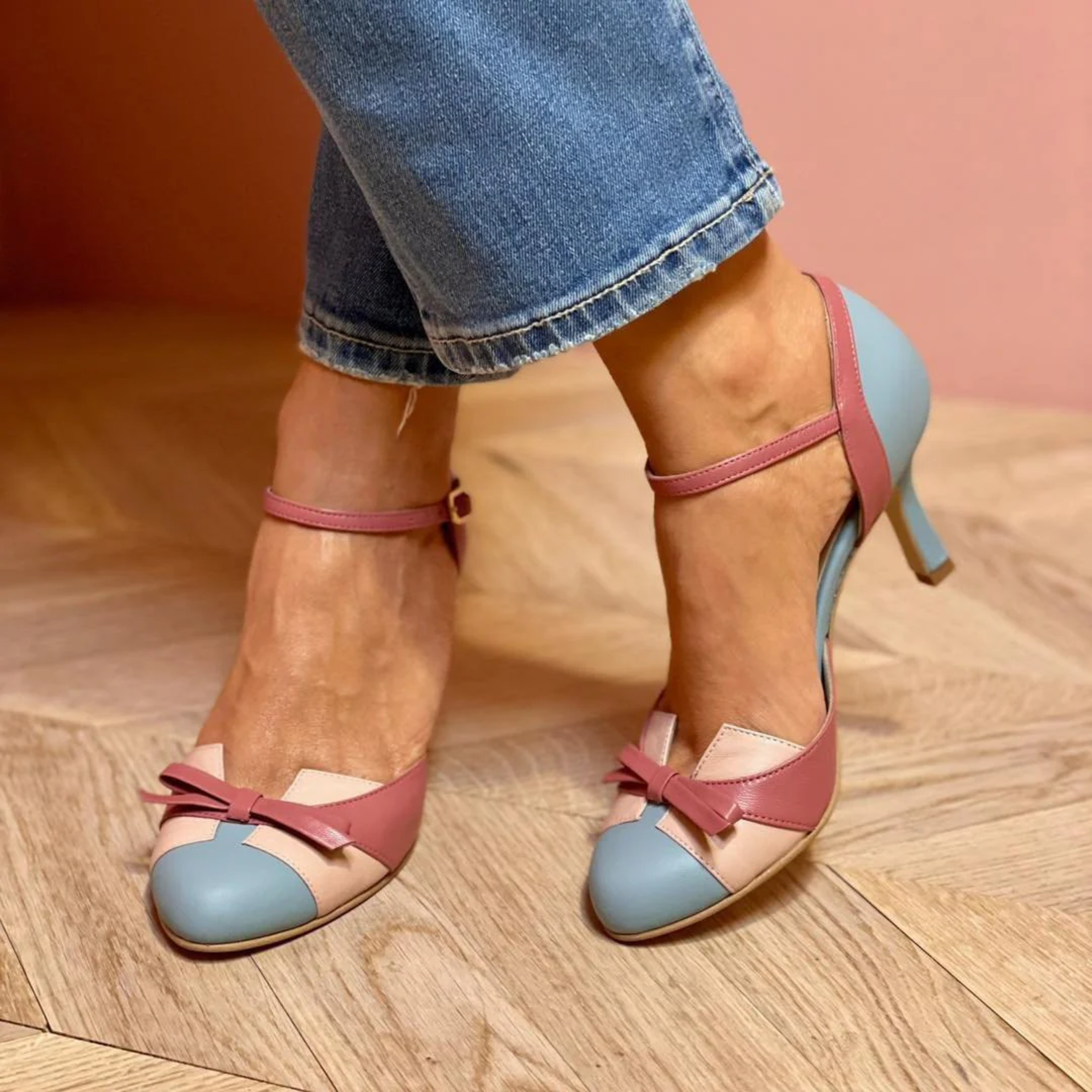 Andrea - Tacones elegantes vintage