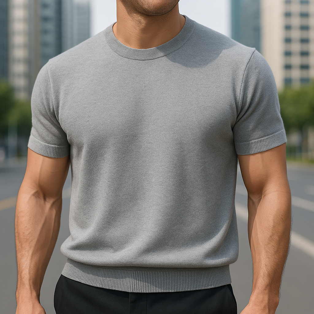 Ciro - Camiseta elegante de manga corta