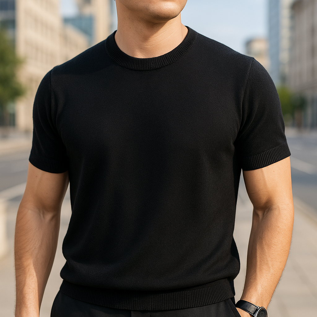 Ciro - Camiseta elegante de manga corta