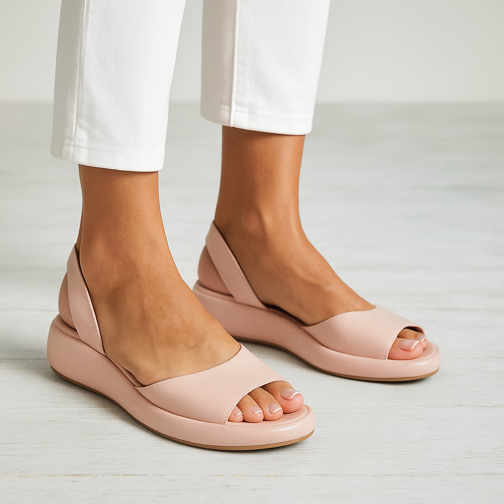 Celia - Sandalias minimalistas con puntera abierta