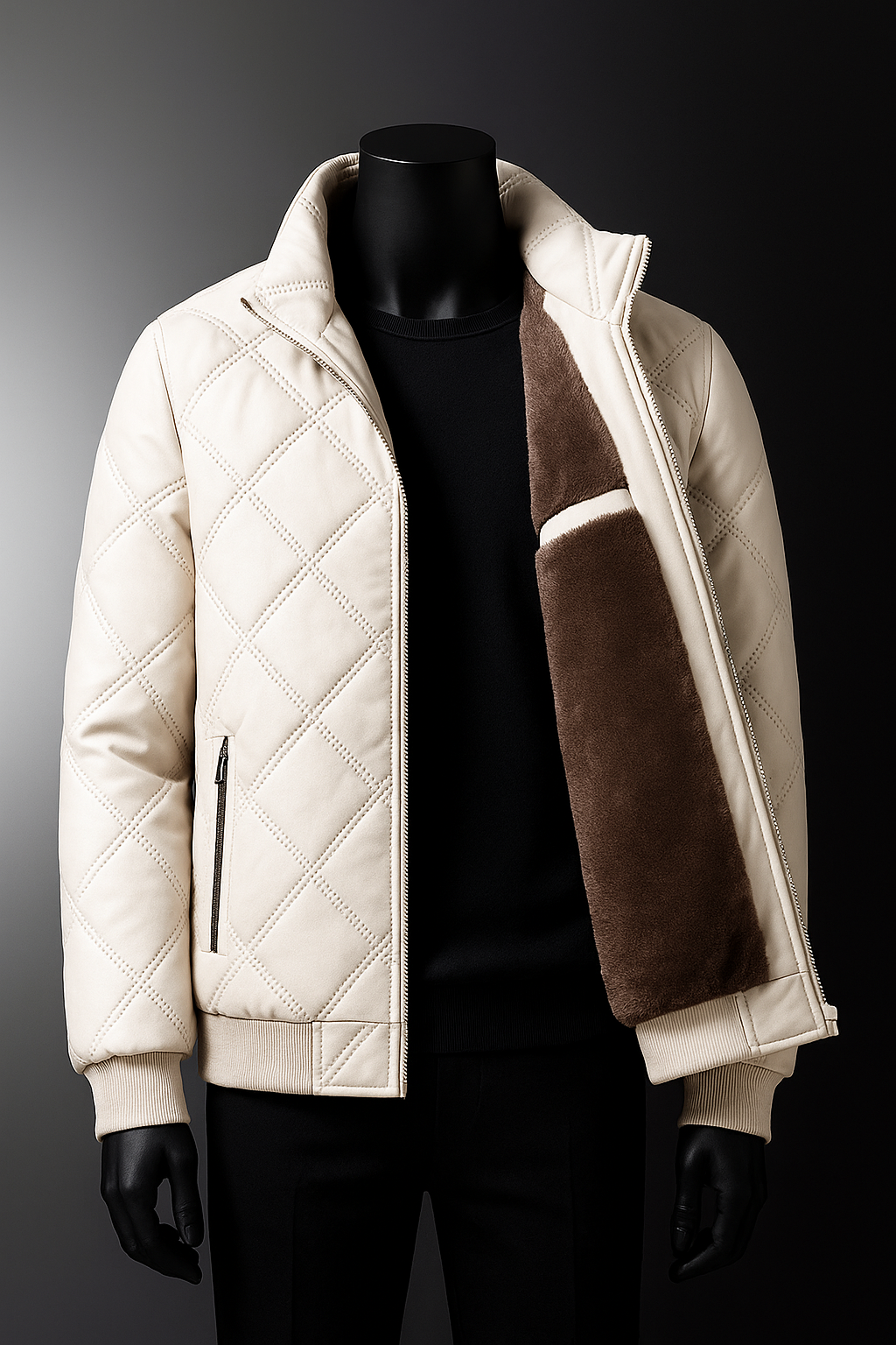 SILVORO | CHAQUETA ACOLCHADA DE INVIERNO PARA HOMBRE