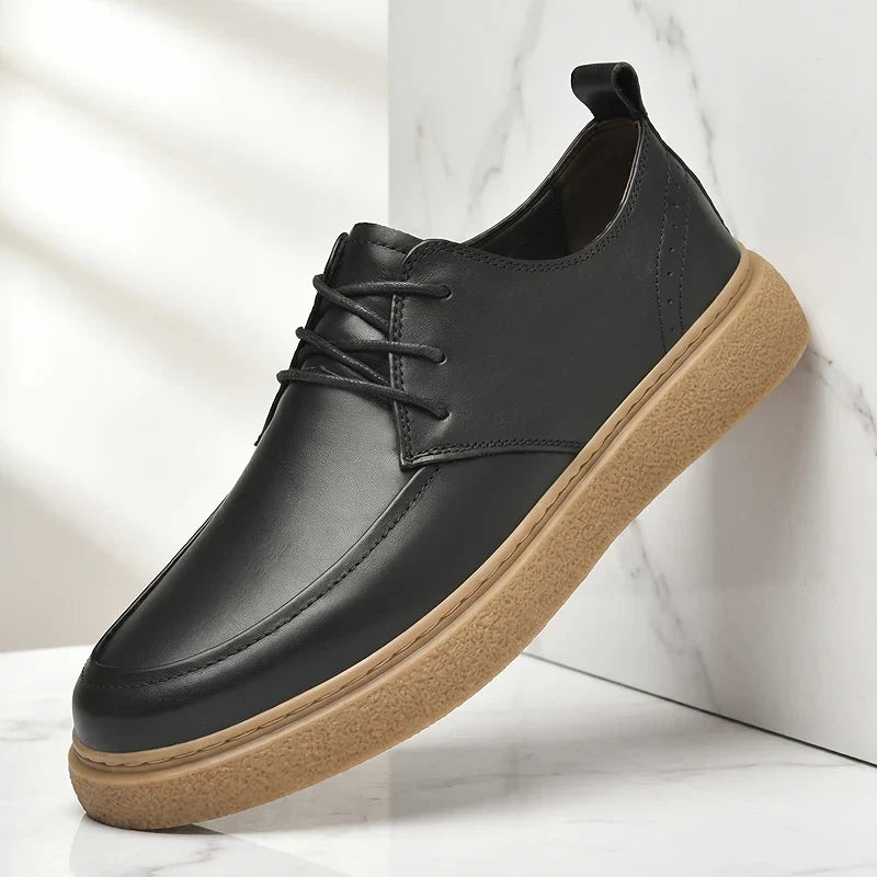 ZP15 -  Zapatillas de Cuero Bicolor