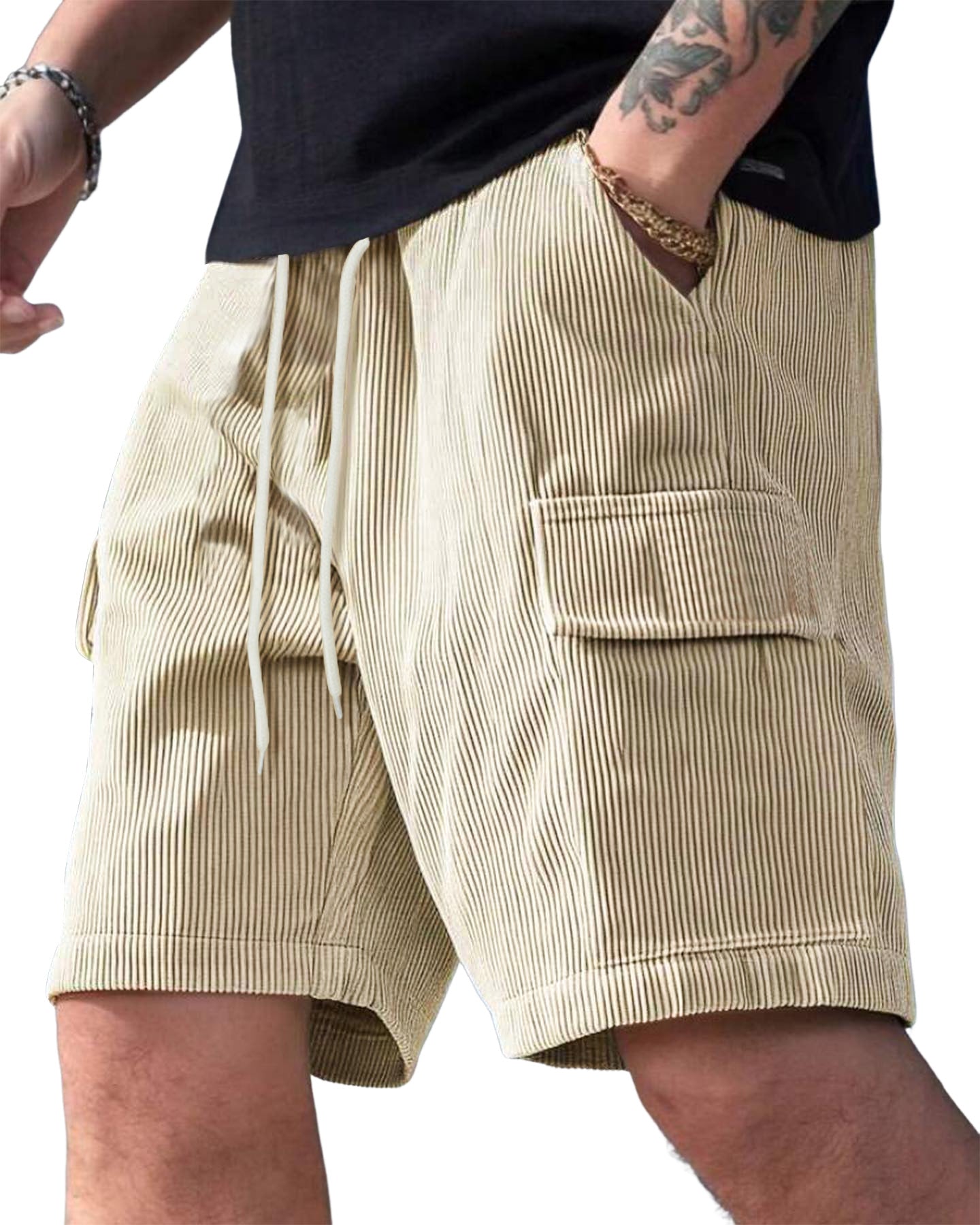 Roque - Shorts de verano con múltiples bolsillos