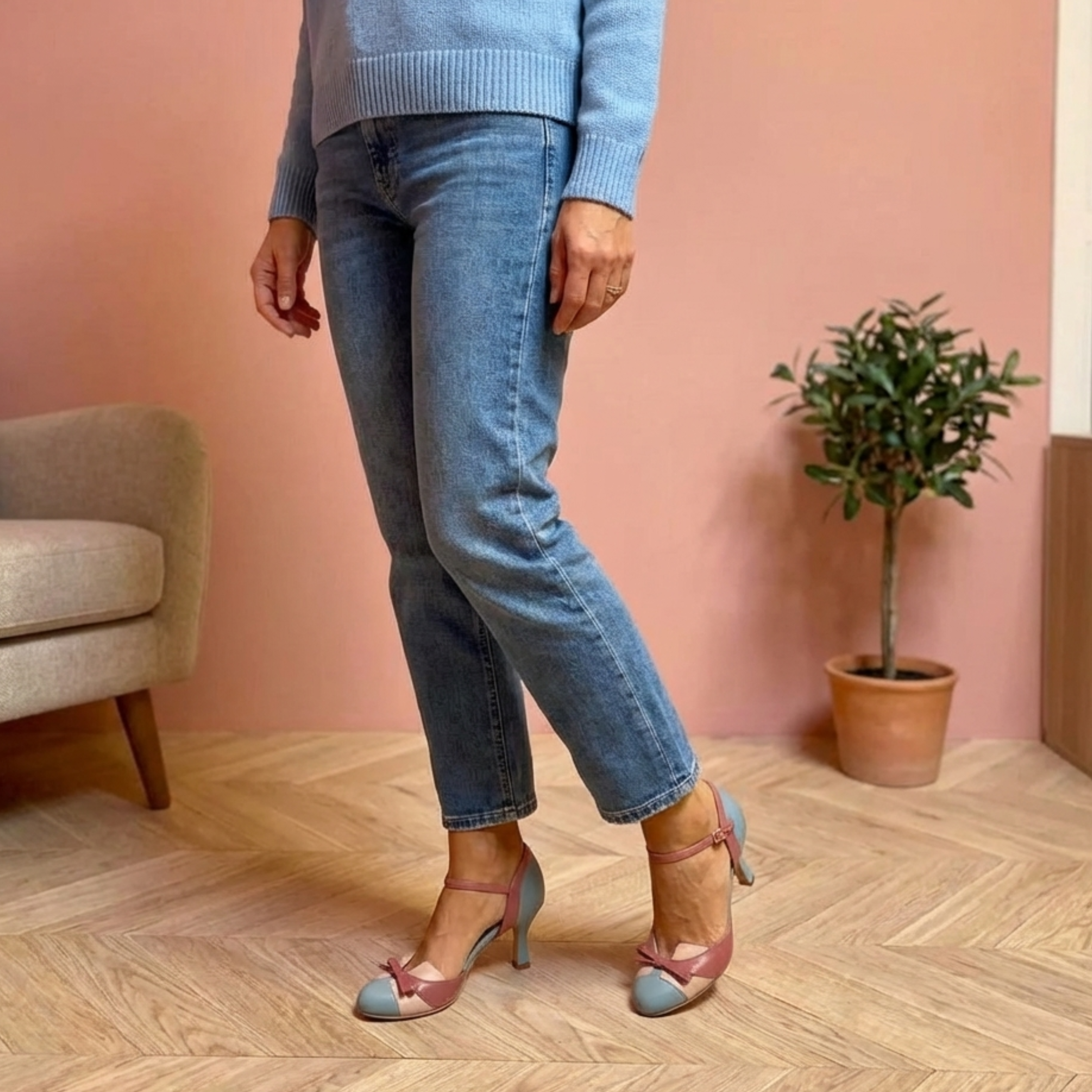 Andrea - Tacones elegantes vintage