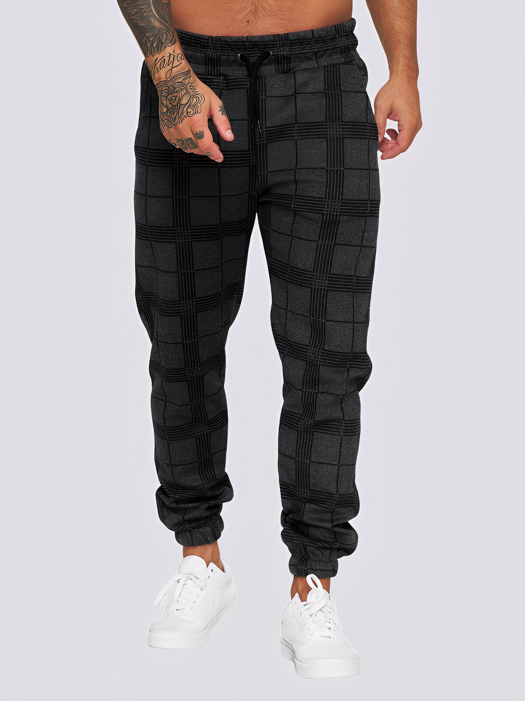 Jaeden - Pantalones elegantes a cuadros para hombre