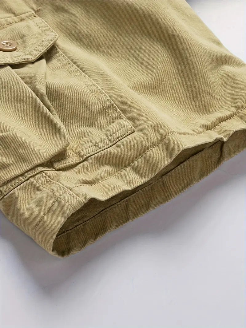 Oliver - Pantalones cortos elegantes con múltiples bolsillos