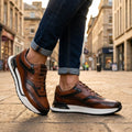 ZP04 - Zapatillas de Cuero Multicolor