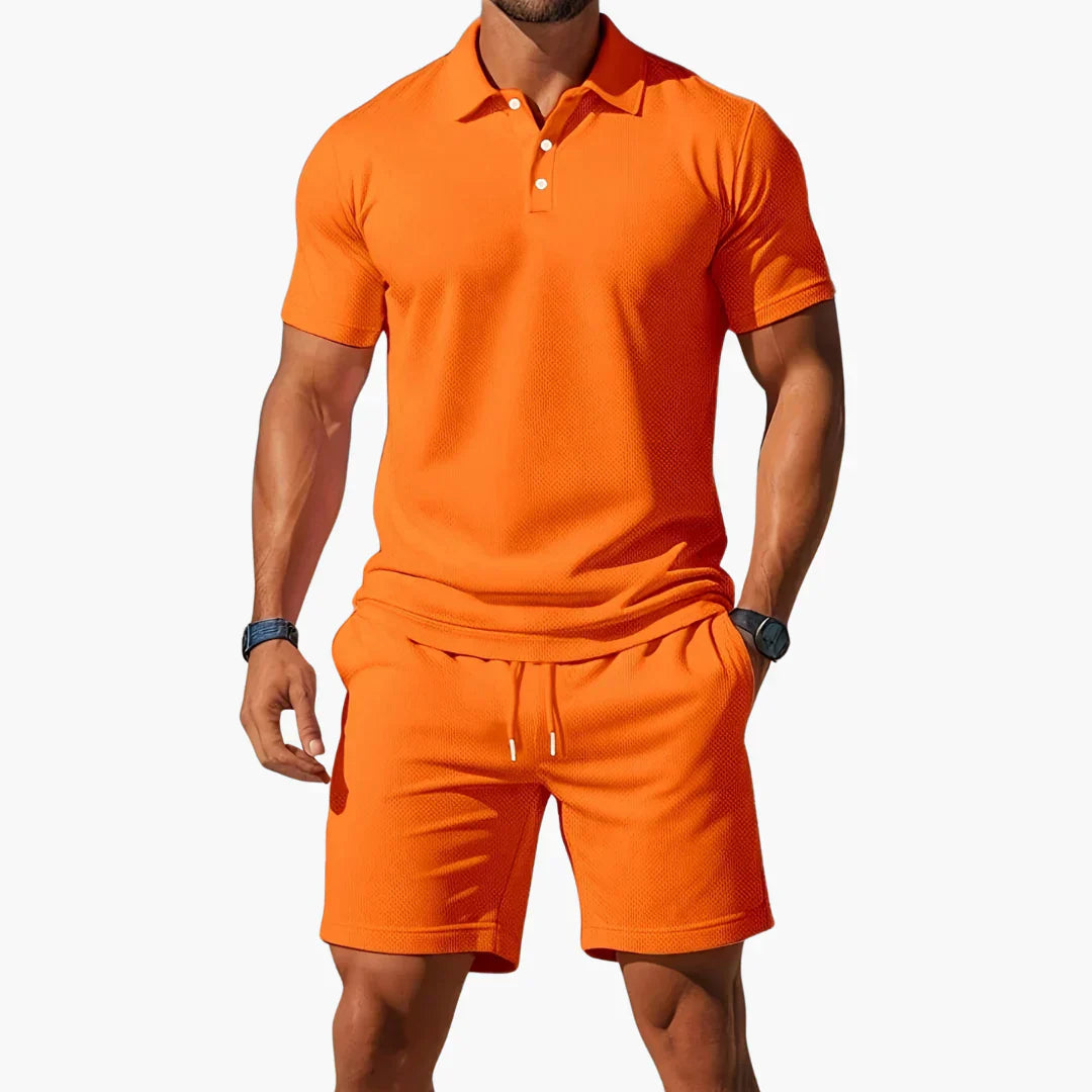 César - Conjunto de Polo-Pantalón  con Estilo