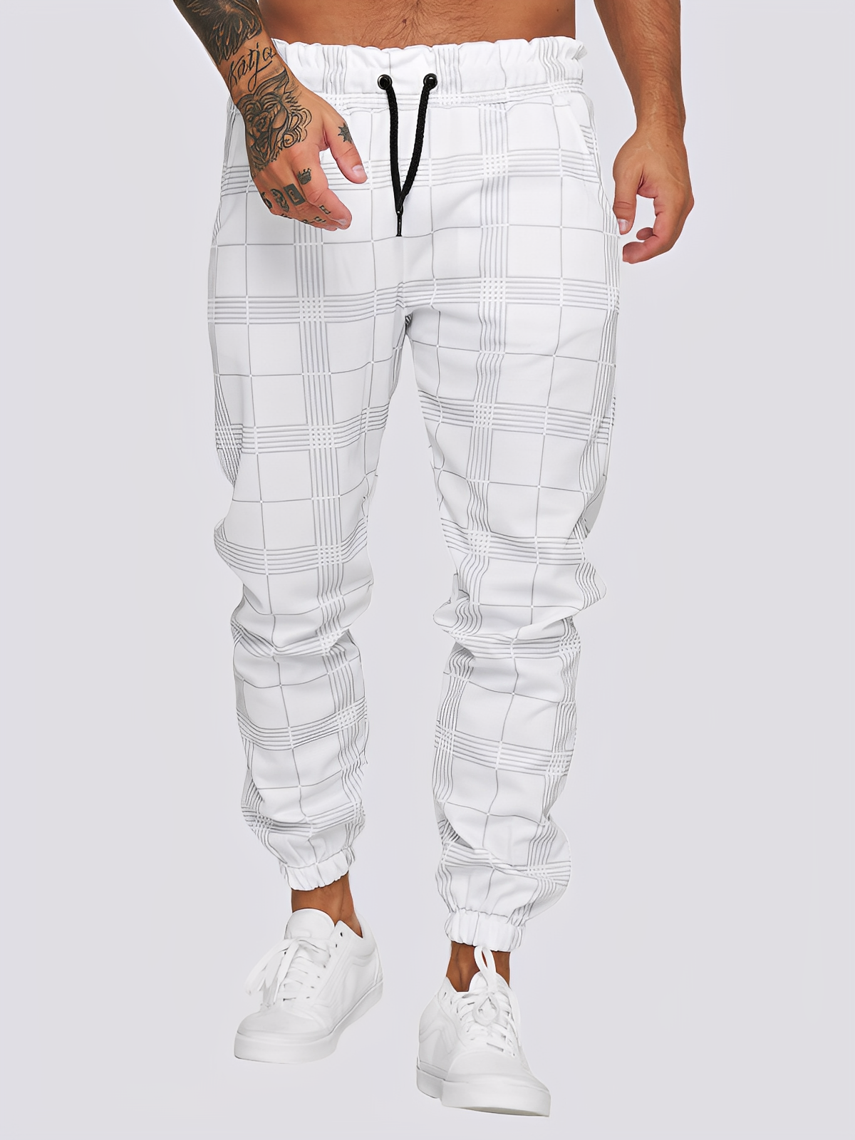 Jaeden - Pantalones elegantes a cuadros para hombre