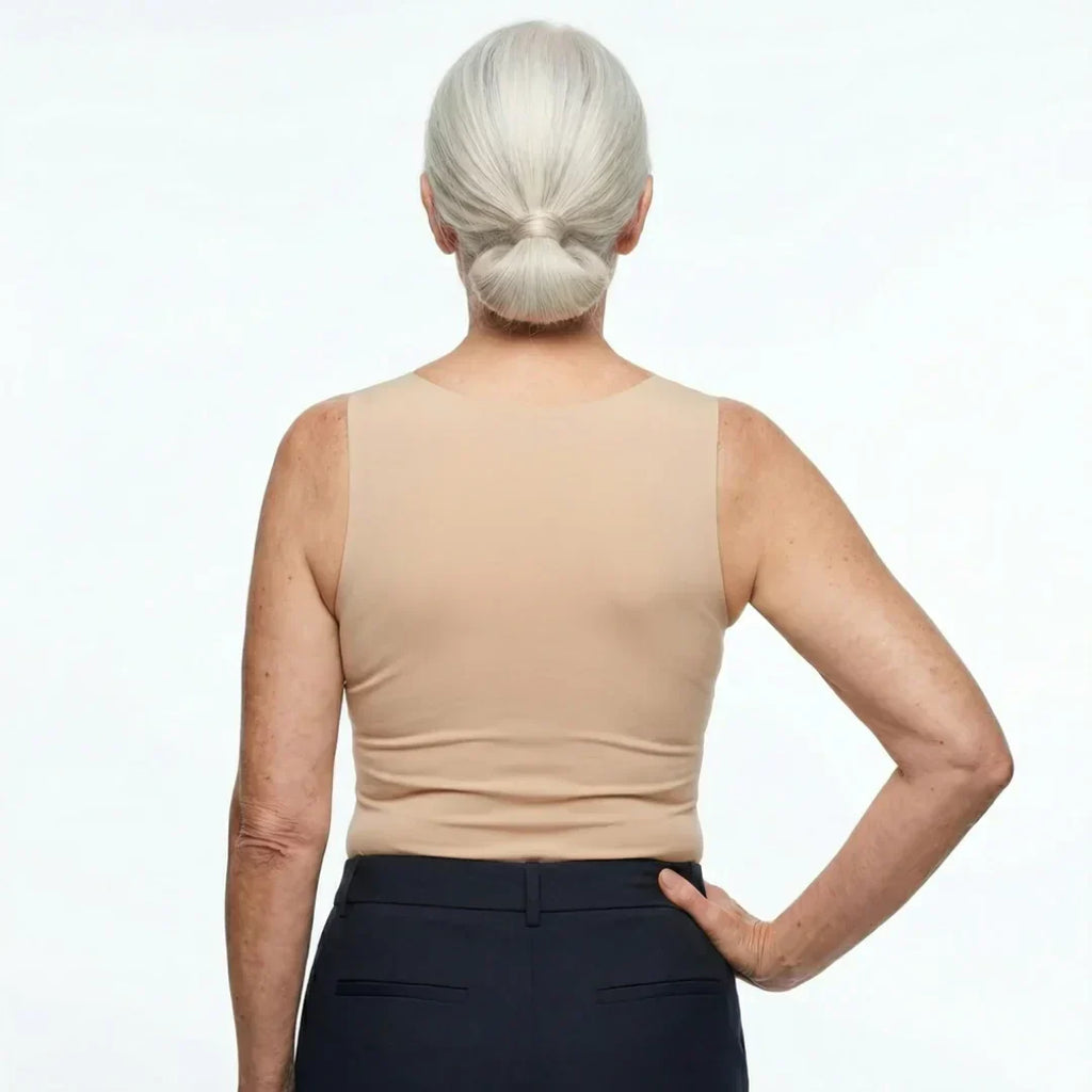 Olatz - Camiseta sin Mangas con Sujetador Integrado «Built In Comfort»