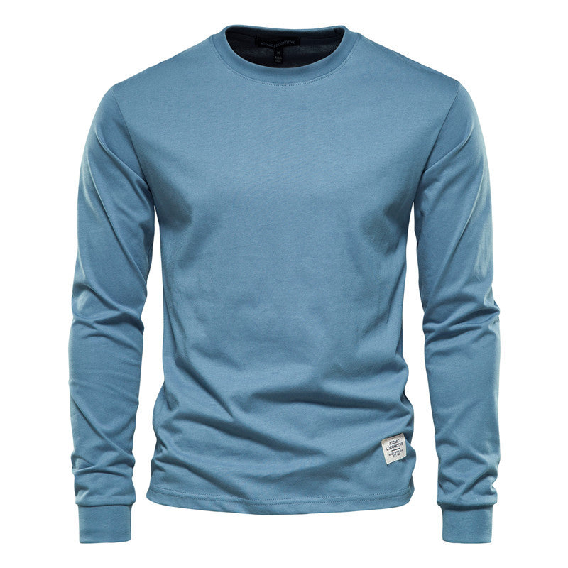 Wynne - Camiseta de manga larga cómoda y casual para hombre