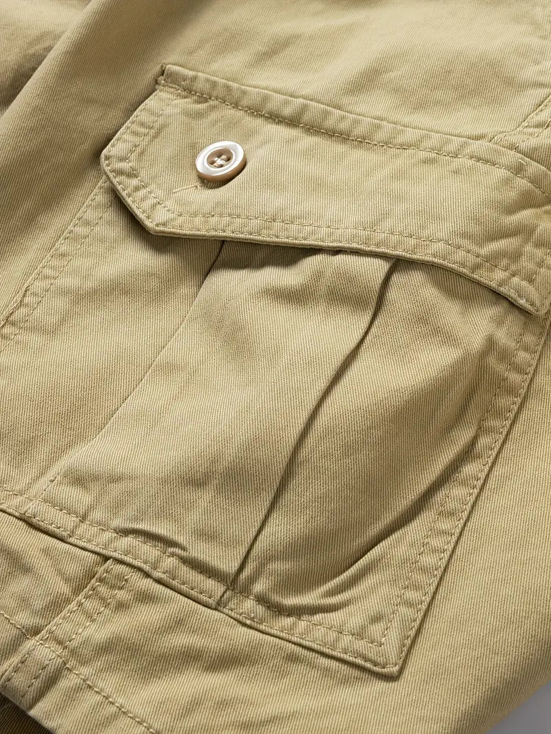 Oliver - Pantalones cortos elegantes con múltiples bolsillos