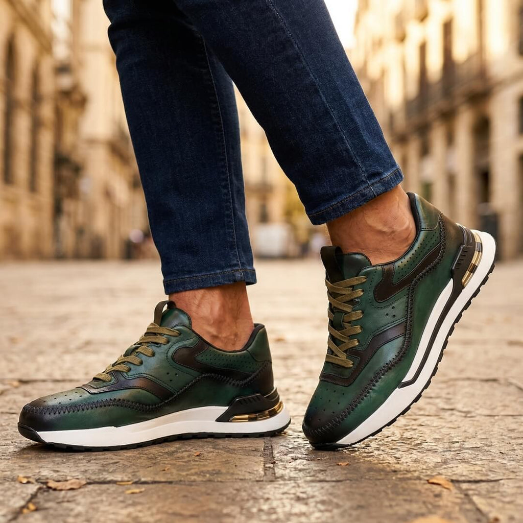 ZP04 - Zapatillas de Cuero Multicolor