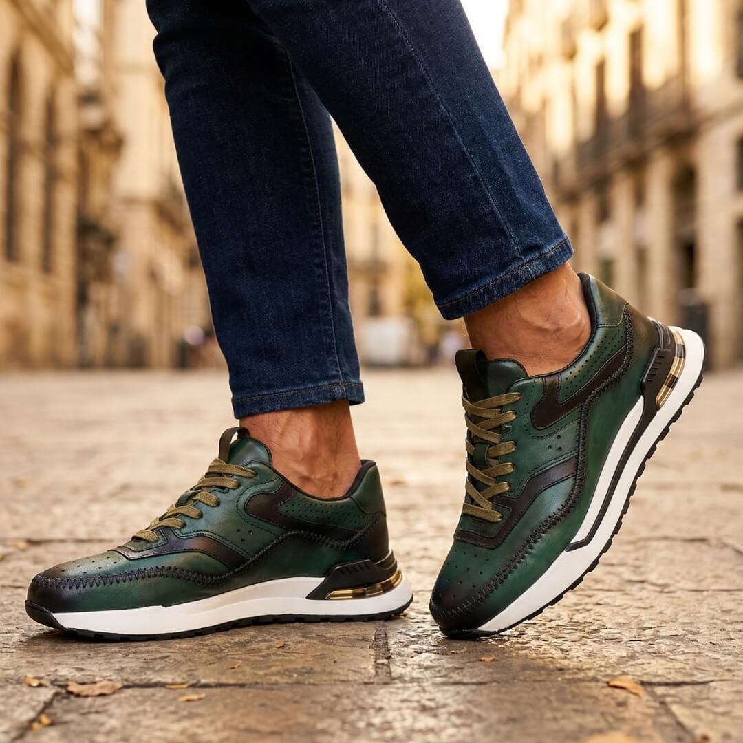 ZP04 - Zapatillas de Cuero Multicolor