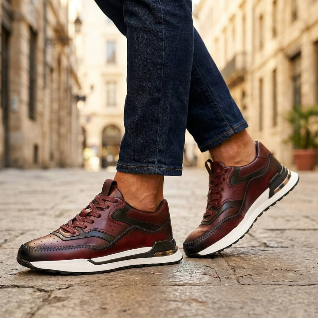 ZP04 - Zapatillas de Cuero Multicolor