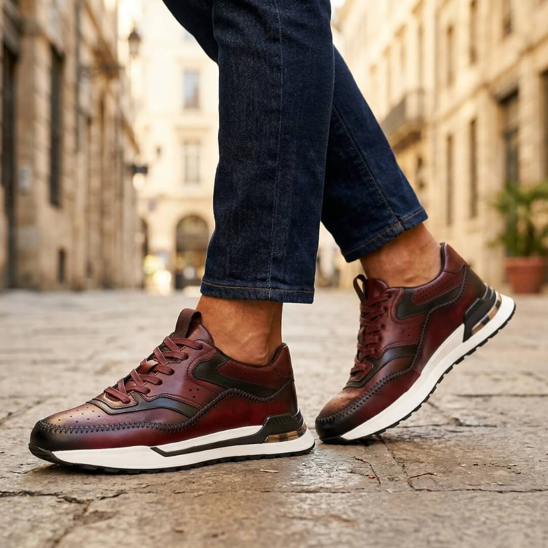 ZP04 - Zapatillas de Cuero Multicolor