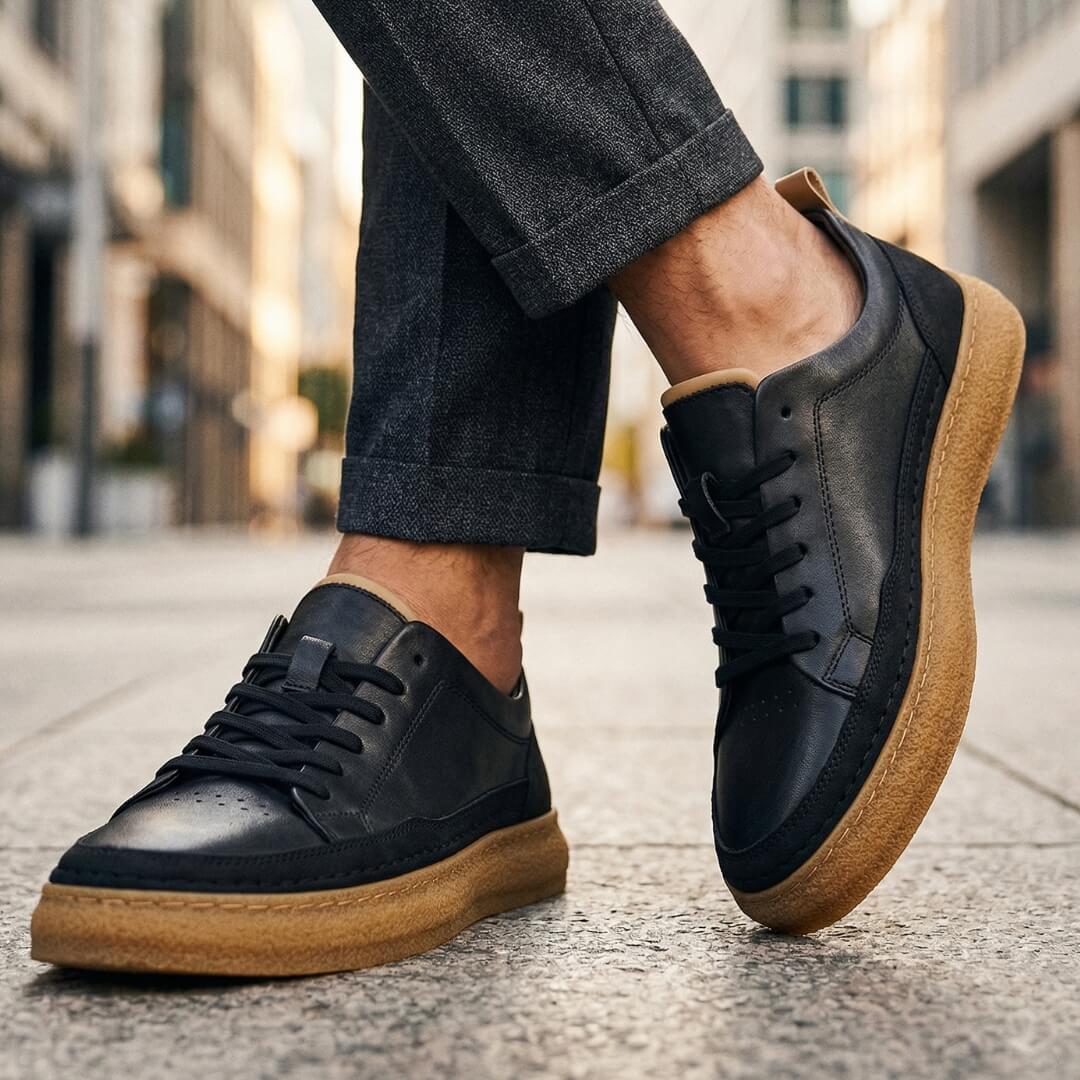 ZP02 -Zapatillas de Piel Cosidas a Mano
