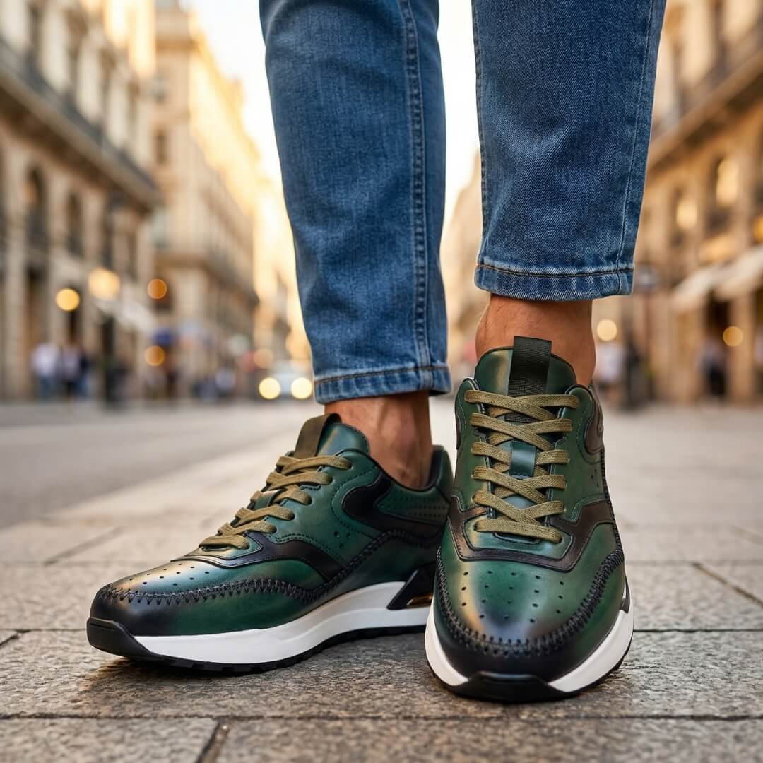 ZP04 - Zapatillas de Cuero Multicolor