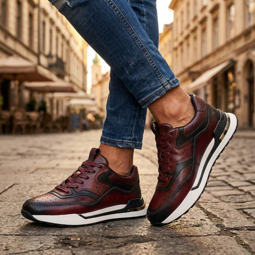 ZP04 - Zapatillas de Cuero Multicolor