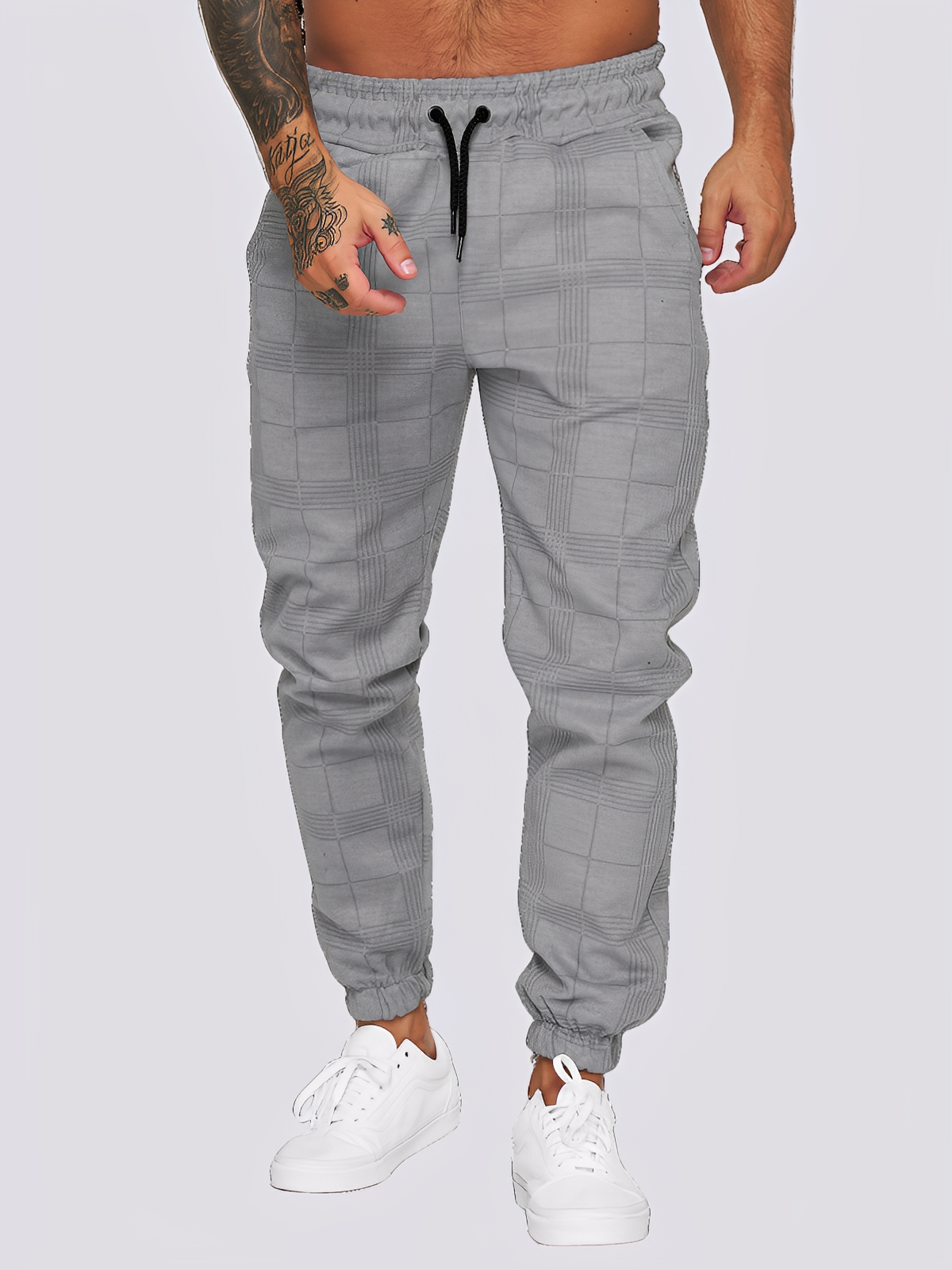 Jaeden - Pantalones elegantes a cuadros para hombre