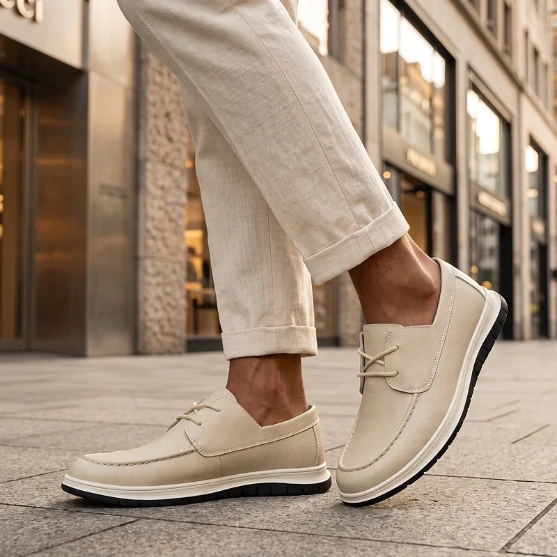 ZP14 - Sneakers de Piel Tono Tierra