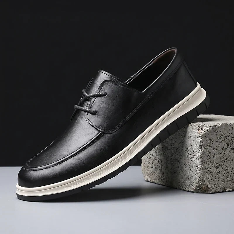 ZP14 - Sneakers de Piel Tono Tierra