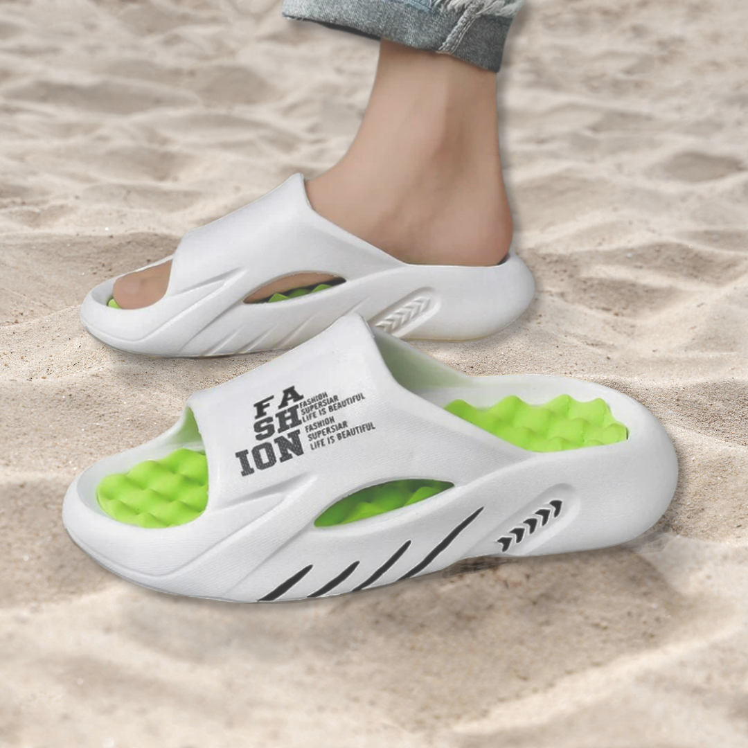 Iker - Chanclas ergonómicas para relajación, soporte y comodidad durante todo el día.