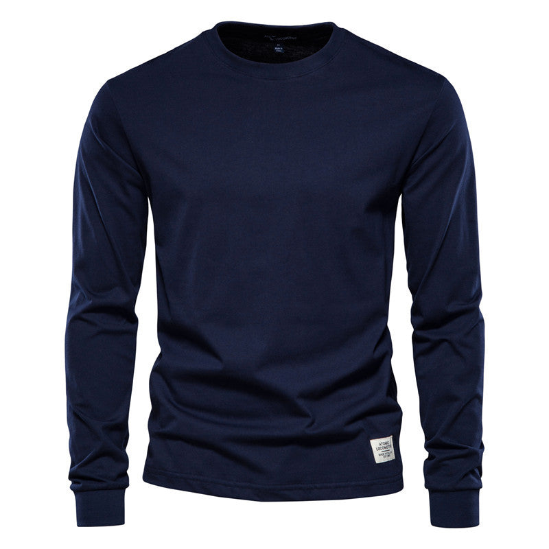 Wynne - Camiseta de manga larga cómoda y casual para hombre