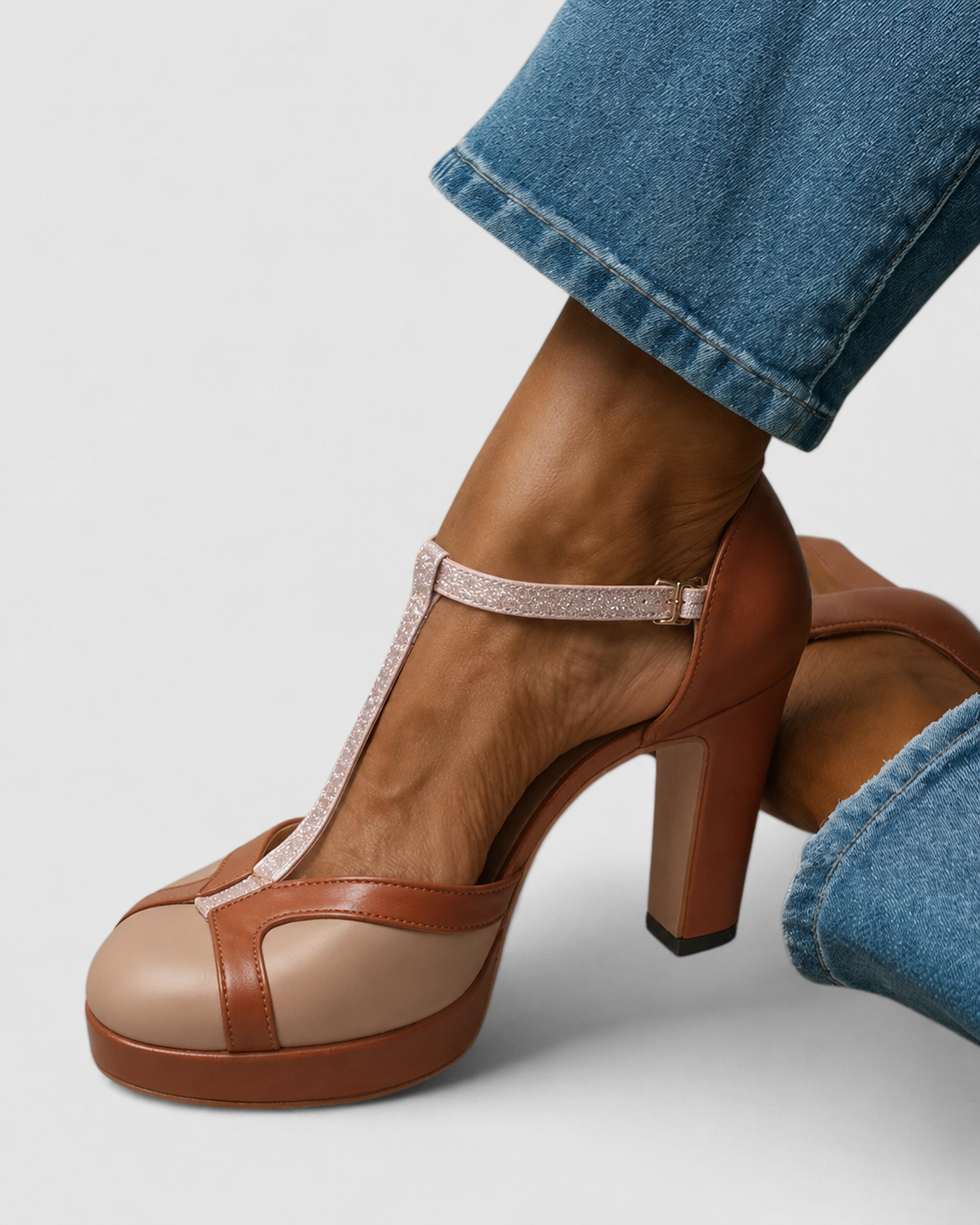 Marina -  Tacones Retro Comfort