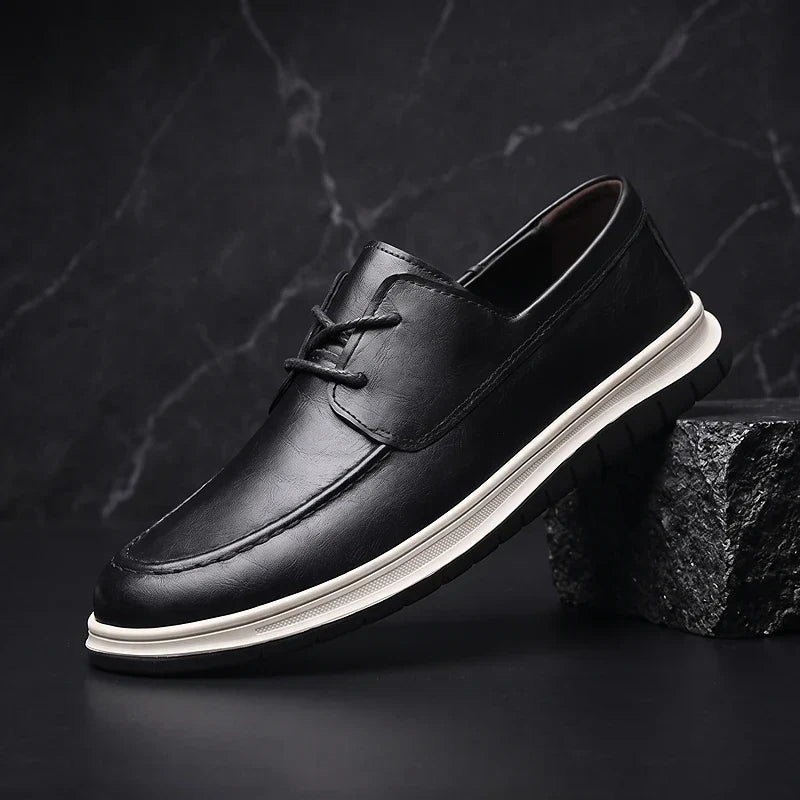 ZP14 - Sneakers de Piel Tono Tierra