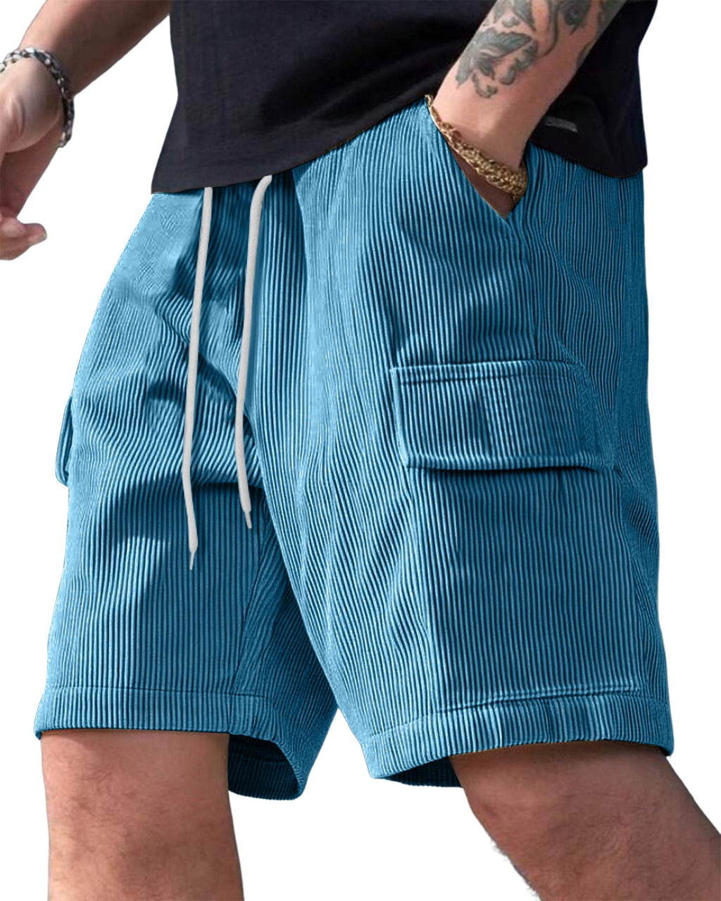 Roque - Shorts de verano con múltiples bolsillos