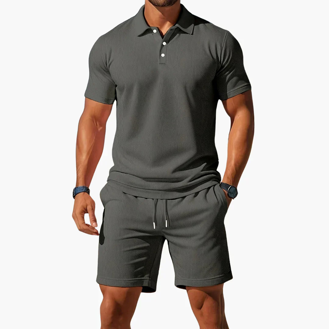 César - Conjunto de Polo-Pantalón  con Estilo