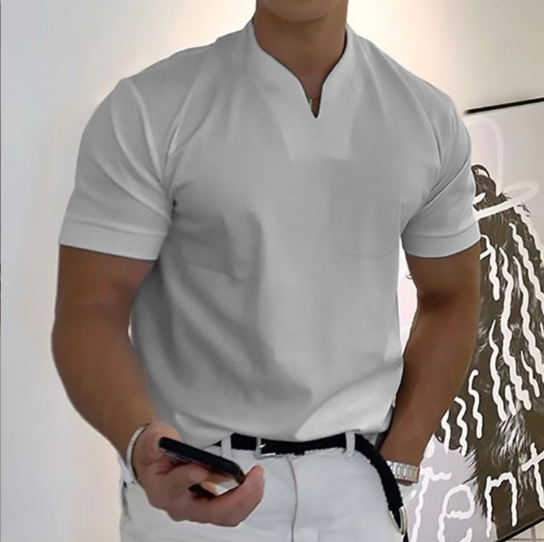 Jason - Camiseta fitness de manga corta para hombre