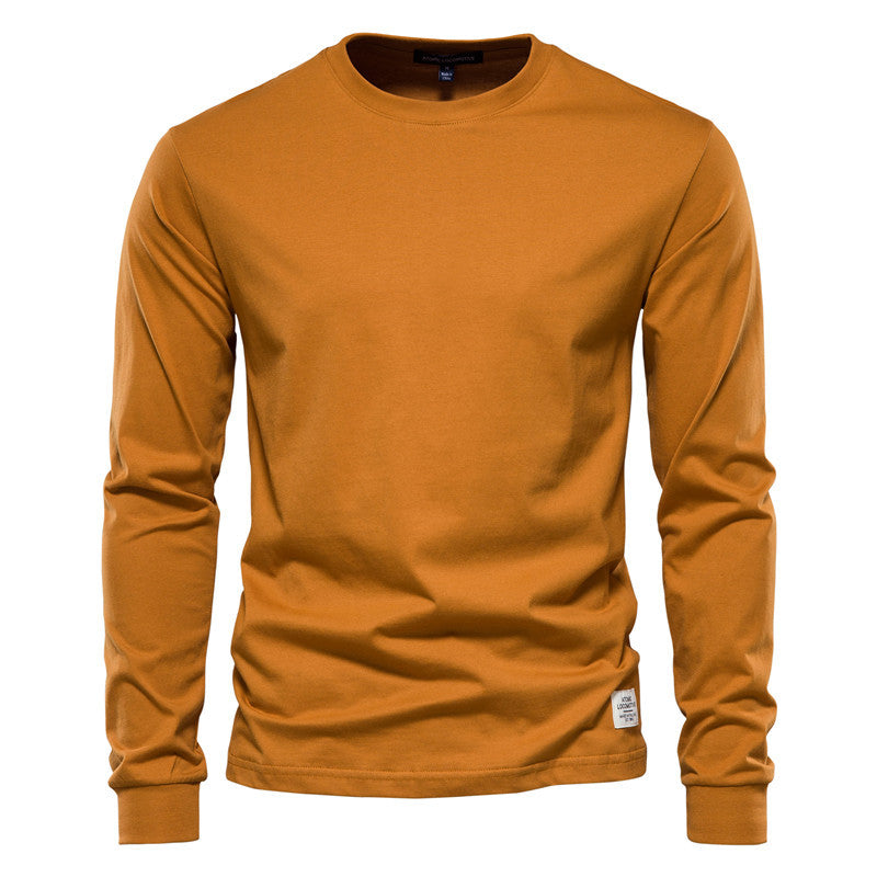 Wynne - Camiseta de manga larga cómoda y casual para hombre
