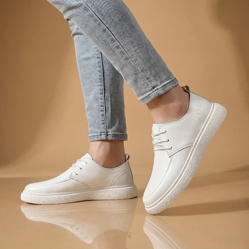 ZP15 -  Zapatillas de Cuero Bicolor