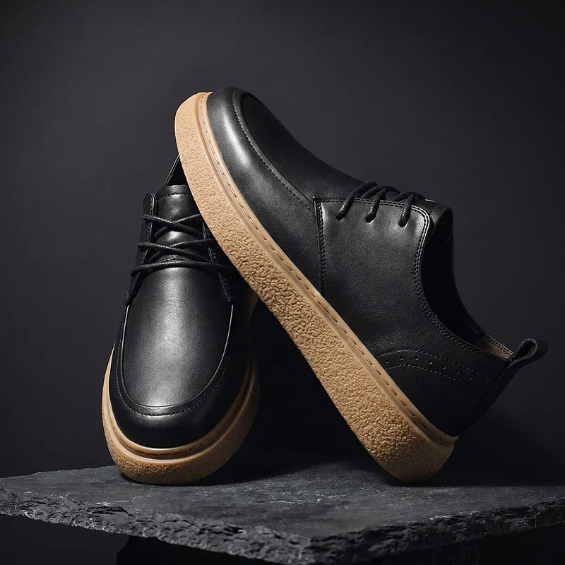 ZP15 -  Zapatillas de Cuero Bicolor
