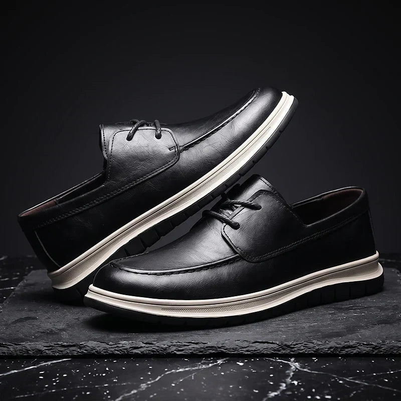 ZP14 - Sneakers de Piel Tono Tierra