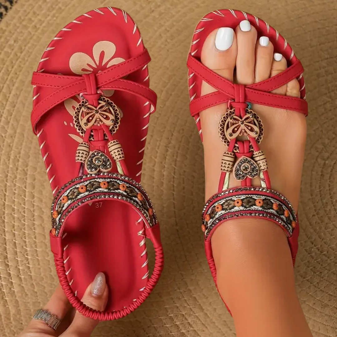 Silvia - Sandalias estilo Ibiza que combinan comodidad y elegancia