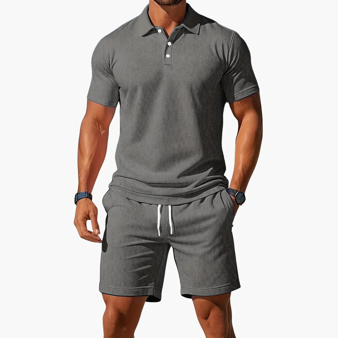 César - Conjunto de Polo-Pantalón  con Estilo