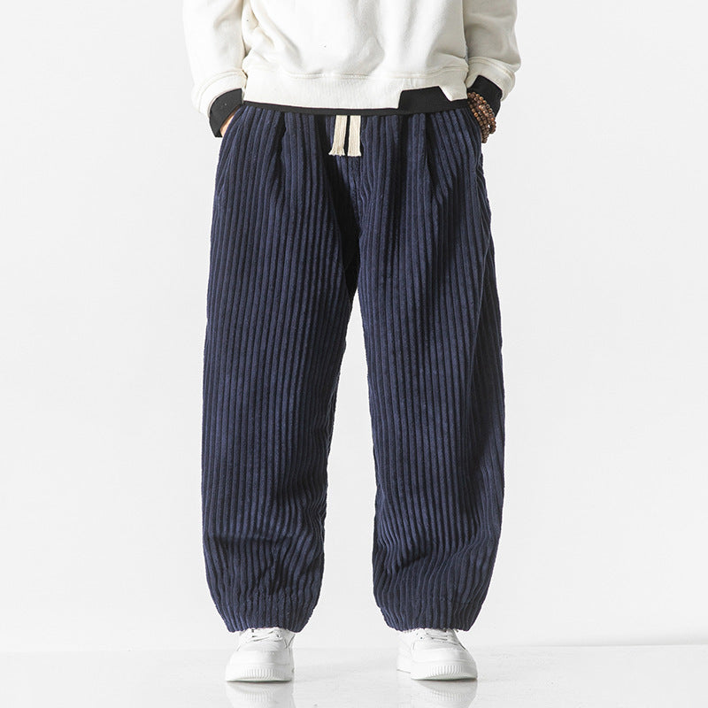 Winfred - Pantalones de pana casual y cómodos para hombres