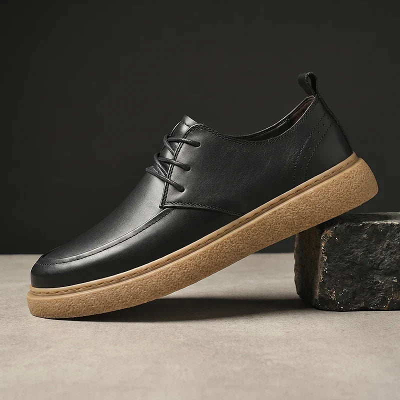 ZP15 -  Zapatillas de Cuero Bicolor