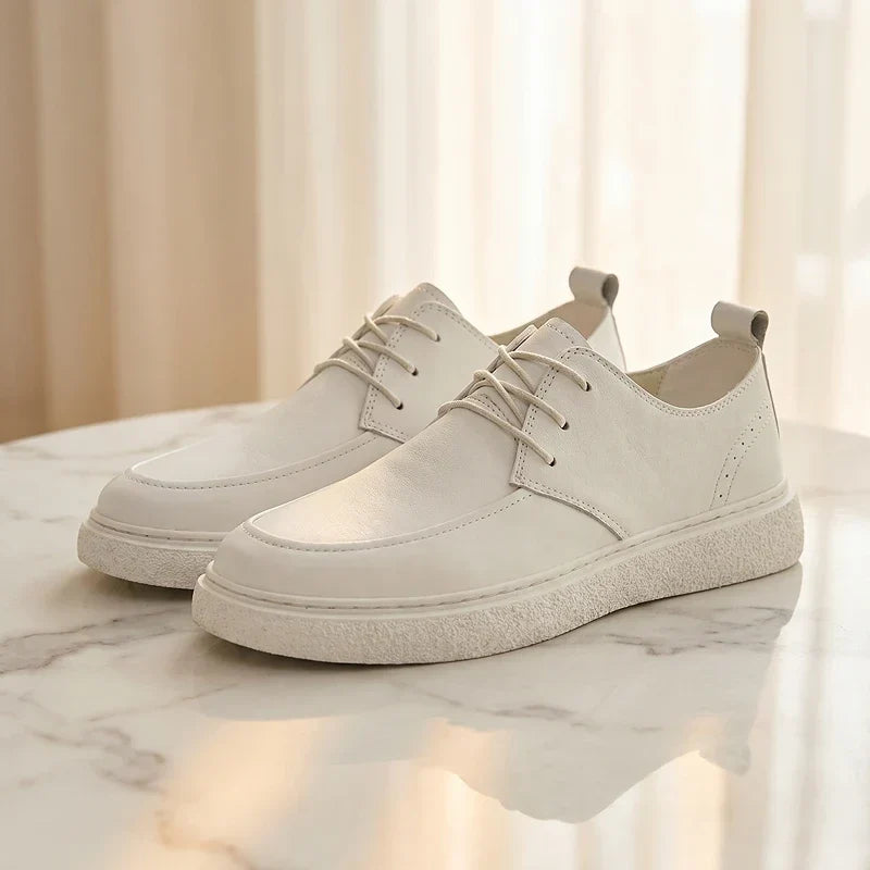 ZP15 -  Zapatillas de Cuero Bicolor